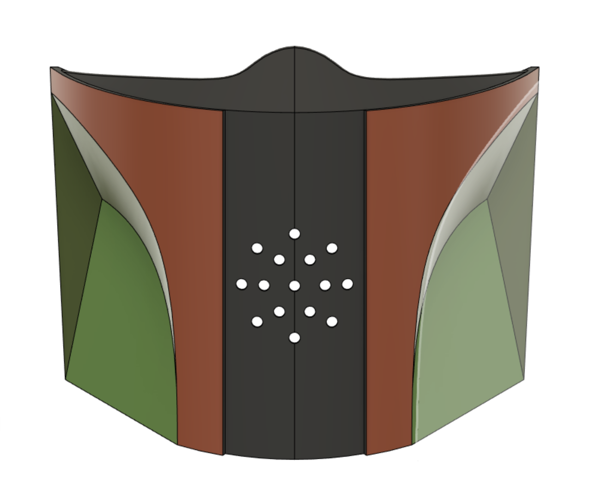 STL file Boba Fett Face Mask ・3D printable model to download・Cults